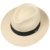 Lierys The Stylish Panamahut Hut Strohhut Panamastrohhut Sommerhut Sonnenhut Strandhut Fedora für Herren Panamahut Strohhut mit Ripsband Frühjahr Sommer (S/55-56 - natur) - 