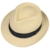 Lierys The Trilby Panamahut Hut Strohhut Panamastrohhut Fedora Sommerhut Sonnenhut Strandhut für Damen Herren Panamahut Strohhut mit Einfass Frühjahr Sommer (L/59-60 - natur-dunkelblau) - 