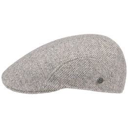 Madis Wool Flatcap Schirmmütze Wollcap Schiebermütze Cap Mütze Kappe bugatti Schiebermütze Schirmmütze (61 cm - hellgrau) -