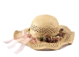 Miuno® Damen Strohhut Schlapphut Sommer Hut aus Raffia Stroh H51005 -