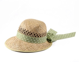 Miuno® Damen Strohhut Sommer Hut aus Natur Stroh H51013 -