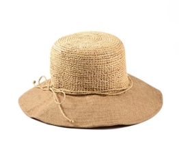 Miuno® Damen Strohhut Sommer Hut aus Raffia Stroh H51038 -