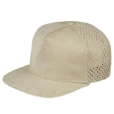 Nebelkind Snapback Cap beige edel Veloursleder onesize unisex -