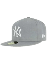 New Era Cap MLB Basic NewYork Yankees - Graphit/White 6 7/8" 55cm -