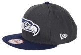 New Era EMEA 9Fifty Snapback SEATTLE SEAHAWKS Dunkelgrau Blau, Size:S/M -