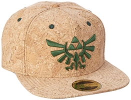 Nintendo Snapback Cap Cork Zelda Logo -