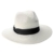 NYfashion101 Leichter mit solidem Farbenband umspannter Panama Fedora Sonnenhut - 