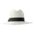 NYfashion101 Leichter mit solidem Farbenband umspannter Panama Fedora Sonnenhut - 