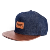 Phoenix Denim Beast Snapback Cap in Jeans Blau Unisex Baseball -