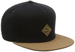 PUMA Mütze Flatbrim Cap, Black, One size, 834008 01 -