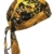 Rocker & Biker Bandana Cap (Gelb & Braun) - 