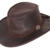 Scippis Leder Westernhut Cowboyhut »Maverick« Braun (L) -