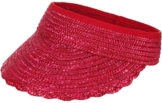 Seeberger Damen Strohschild Klettverschluss 052703-00000 Farbe ruby red -