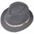 Seeberger Fliffa Trilby Strohhut Damenhut Fedora Strandhut Sonnenhut Sommerhut Hut Strandhut Sommerhut (L/58-59 - blau) - 