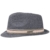 Seeberger Fliffa Trilby Strohhut Damenhut Fedora Strandhut Sonnenhut Sommerhut Hut Strandhut Sommerhut (L/58-59 - blau) -