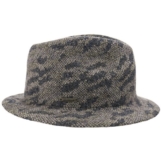 Seeberger Jacquard Wool Fedora Damenhut Hut Wollhut Winterhut Damenhut Winterhut (One Size - blau) -