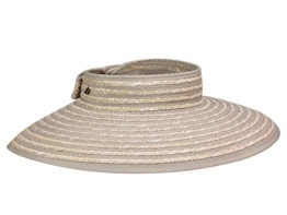 Seeberger Visor aus Strohborte - taupe -