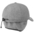 Smart Fleece Cap Fleececap Kappe Wintercap Basecap Baseballcap mit Ohrenschutz Ohrenklappen Cap (L/XL (58-61) - hellgrau) - 