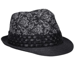 Smile YKK Hübsch Trilby Hut Mode Modisch Jazz Hut Damen Herren Fedora Hut Schwarz -