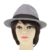 Smile YKK Modern Wolle Damen Jazz Hut Fedora Trilby Hut Einheitgröße Grau - 