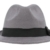 Smile YKK Modern Wolle Damen Jazz Hut Fedora Trilby Hut Einheitgröße Grau -