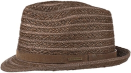 Sonoma Raffia Strohtrilby Strohhut Strandhut Sommerhut Sonnenhut Stetson Damenhut Sommerhut (L/58-59 - braun) -