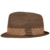 Stetson Abaca Trilby Strohhut Sommerhut Fedora Sonnenhut Hut Strandhut Strandhut Sommerhut (M/56-57 - braun) -