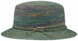 Stetson Damen Strohhuht Bucket Crochet grün Gr. L 58-59 -