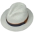 Stetson Fedora Panamahut Flechtgrad 1 Panamastrohhut Hut Herrenhut Strandhut Sonnenhut Sommerhut Panamahut Fedora (XL/60-61 - hellblau) - 