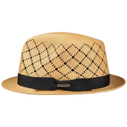 Stetson Fedora Toyo Strohhut Hut Toyohut Strandhut Sommerhut Trilby Sonnenhut Sonnenhut Strohhut (M/56-57 - natur) -