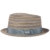 Stetson Polychrome Toyo Player Strohhut Strandhut Sommerhut Sonnenhut Hut Strandhut Sommerhut (S/54-55 - natur-blau) -