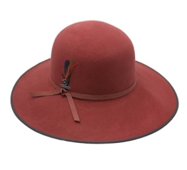 Stetson - Schlapphüte damen Vermont Vitafelt - Size M - rouille-85 -