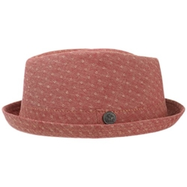 Tampa Dots Player Stoffhut Hut Baumwollhut Herrenhut Fedora Sommerhut Sonnenhut Strandhut Chillouts Player Sommerhut (L/58-59 - bordeaux) -