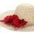 TININNA Frauen Böhmen Schmetterling Blume Sonnenhut Strohhut Wide Rand Sandstrand Sonnenhüte Sommerhut Sommer Hut Sonnenhuete Strand Kappe Strandhut für Damen rot - 