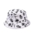 TININNA Unisex Kokosnussbaum Muster Buschhut Sonnenhut Bucket Hat Strandhut Sommerhut Sonnenhuete weiß -