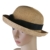 TinkSky Fashion Damen Mädchen Bowknot Roll-Up Wide Brim Dome Stroh Sommer Sonne Hut Bowler Strand Cap (Licht-Kaffee) - 