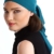 Unisex Baumwolle Bandana Fur Haarverlust (Teal) - 