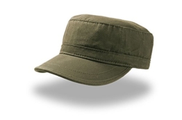 WAR-4 oliv - Army Cap Fidel Castro Military Fullcap Cuba Mütze Kappe Cappy Army Urban Urbancap Armycap Damencap Herrencap -