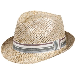 WEROR - Herren & Damen - Strohhut Hut Trilby Sonnenhut Sommerhut- WEROR-29.1 (57 cm, Natur) -