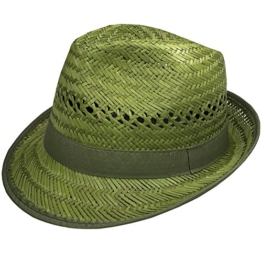 WEROR - Herren & Damen - Strohhut Trilby Erntehut - WEROR-14.1 (56 cm) -