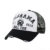 WITHMOONS Baseballmütze Mützen Caps Vintage Baseball Cap Meshed Distressed Trucker Hat NC1714 (Black) -